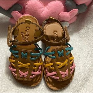 sandals used 5 times at most, practically new.